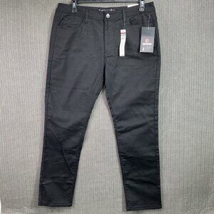 Akademiks Mens Size 38x32 Black Straight Fit Stretch Denim Jeans Casual Wear